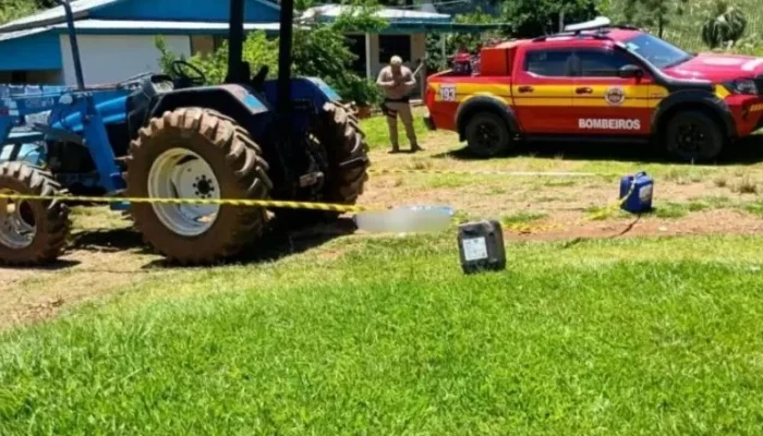 Criança de 4 anos morre após cair de trator em Monte Carlo, Santa Catarina, trator com problemas nos freios e outras duas crianças a bordo