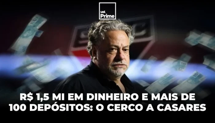 Investigação Revela R$ 1,5 Milhão em Dinheiro Vivo na Conta do Presidente do São Paulo, Julio Casares: Polícia Apura Supostos Desvios