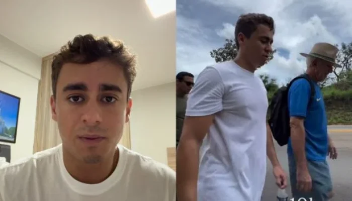 Nikolas Ferreira inicia caminhada de 240 km até Brasília em protesto pela "liberdade e justiça"