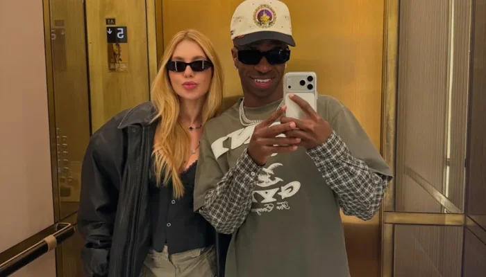 Vini Jr. se derrete com declaração de Virginia Fonseca após vitória do Real Madrid: "Pé quente demais! Te amo!"