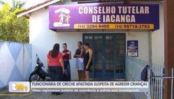 Creche em Iacanga sob Investigação: Funcionária Acusada de Agressão a Quatro Crianças em Vídeo Evidente