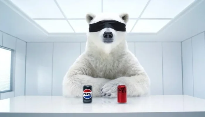 Pepsi 'rouba' urso polar da Coca-Cola em nova provocação publicitária para o Super Bowl LX