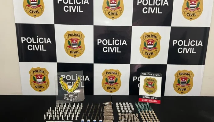 Polícia Civil de Marília flagra e prende homem de 25 anos em rua conhecida por intenso tráfico de drogas na Zona Oeste