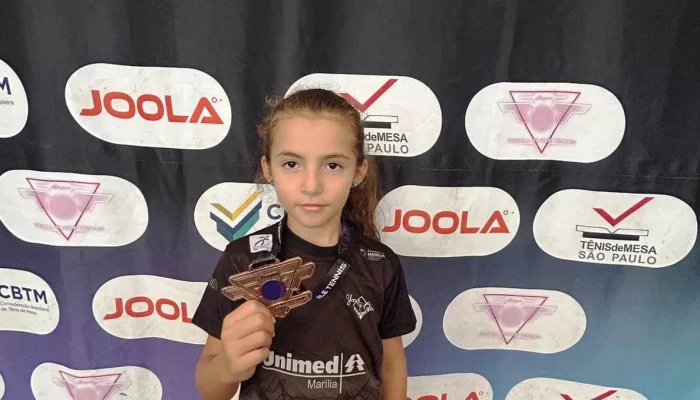 Manuella Tassi, prodígio do tênis de mesa, brilha na Liga Digital e inspira nova geração de atletas em Marília