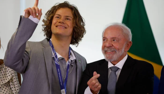 Lula exalta Lucas Pinheiro, medalhista de ouro: "Mais brasileiro que muita gente que mora aqui"