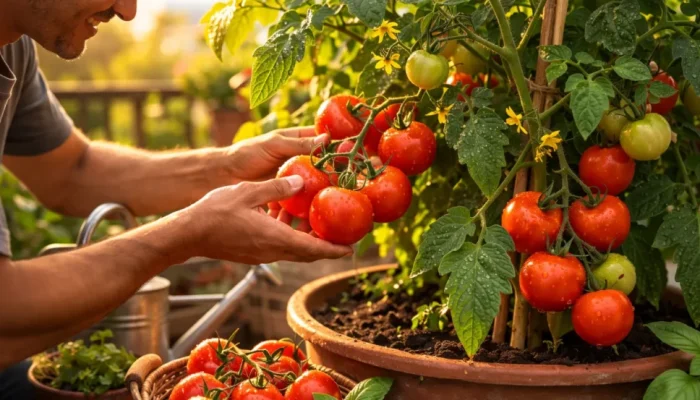 Tomate em Vaso: Cultivo Sem Pragas e Frutificação Abundante em Pequenos Espaços