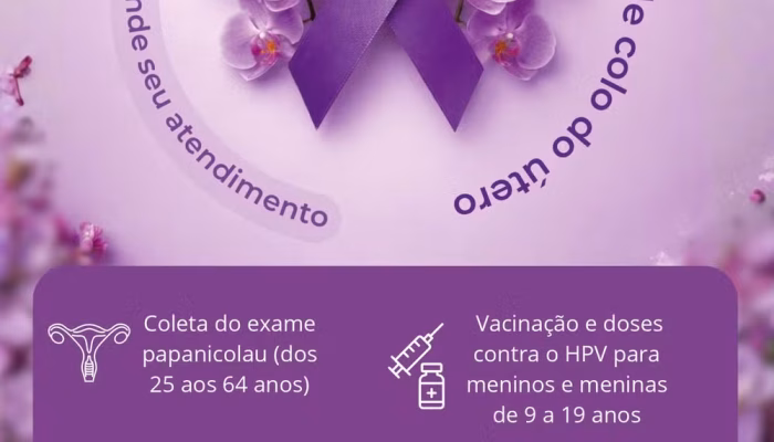 Março Lilás em Tupã: Unidades de Saúde Ampliam Atendimento para Prevenção do Câncer de Colo do Útero com Exames e Vacinação