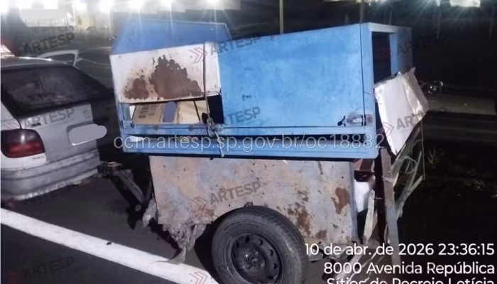 Tragédia em Marília: Motociclista morre após colisão com carretinha sem iluminação e ser atropelado na SP-294