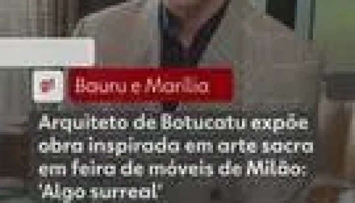 Arquiteto do Interior de SP Leva Arte Sacra Brasileira para a Semana de Design de Milão: 'Trajetória de Trabalho' que Inspira