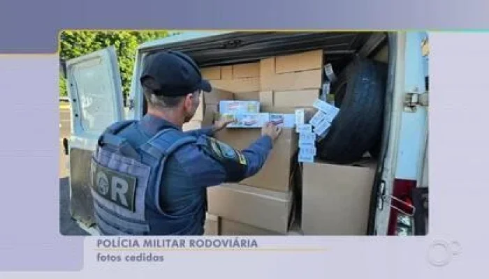 Homem é pego com 45 mil maços de cigarros contrabandeados em Garça; confira os detalhes da apreensão e o que ele disse