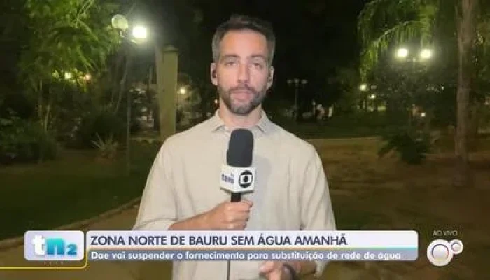 DAE de Bauru: Obra na rede de água causa interrupções em bairros da zona norte; veja quais e como se preparar