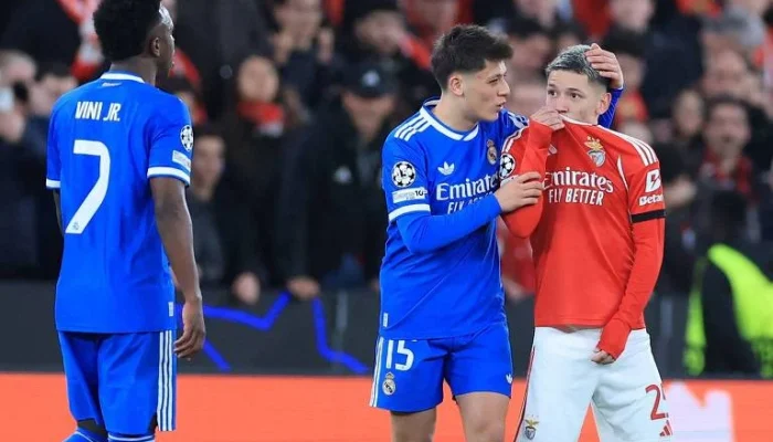Uefa suspende Prestianni por 6 jogos por racismo contra Vini Jr., mas alega ofensas homofóbicas