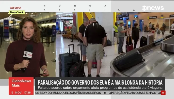 Shutdown nos EUA: Paralisação do Governo Leva a Cortes Drásticos de Voos em Aeroportos Chave e Ameaça Caos Aéreo