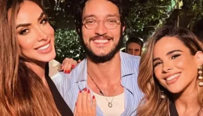 Wanessa Camargo surge em festa de aniversário de Allan Souza Lima, ator com quem teve affair, e levanta suspeitas