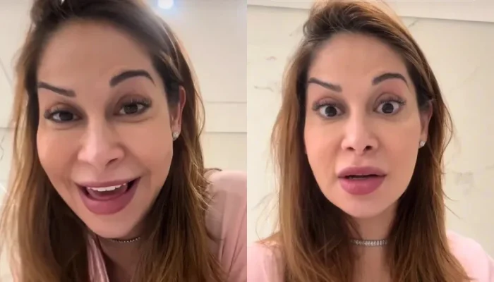 Maira Cardi lamenta resultado de botox: 'Estou com a cara endemoniada' antes de casamento