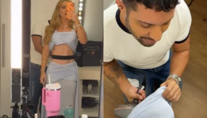 Virginia Fonseca passa por perrengue inesperado antes de gravação do "Sabadou"; figurino quase arruinado!