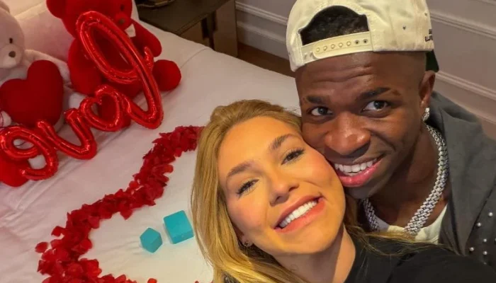 Virginia Fonseca reage com ciúmes a Vini Jr. sem camisa em campanha da Hugo Boss e fãs vão à loucura com comentário