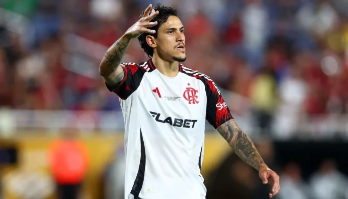 Pedro desaba com lesão grave na coxa esquerda: craque do Flamengo fora da final da Libertadores e com futuro incerto na Seleção Brasileira