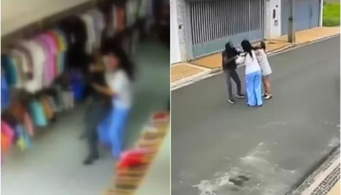 Mulheres Reagem e Empurram Assaltante para Fora de Loja em Rio Claro (SP); VÍDEO Chocante Viraliza
