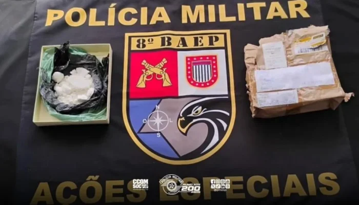 Cocaína em Pacote: Homem Desaparece Após Encomenda com Drogas Ser Entregue em Presidente Prudente