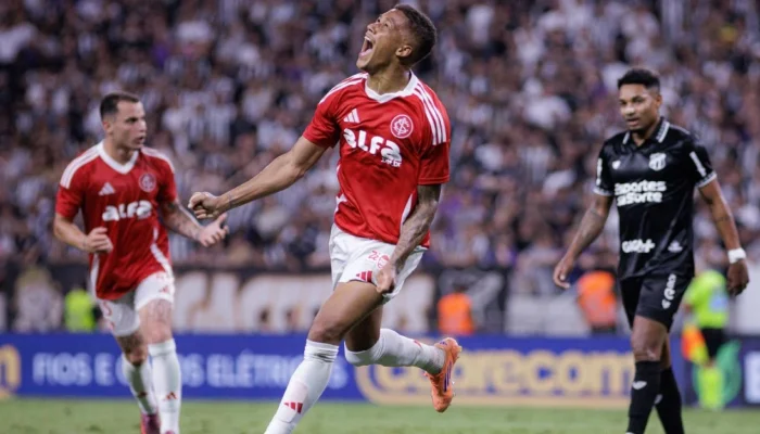 Internacional vence Ceará em jogo eletrizante e respira aliviado contra o rebaixamento no Brasileirão