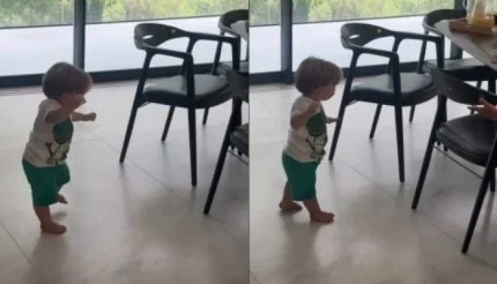 José Leonardo, filho de Virginia e Zé Felipe, anda sozinho aos 1 ano e 2 meses e encanta a web: veja o vídeo!