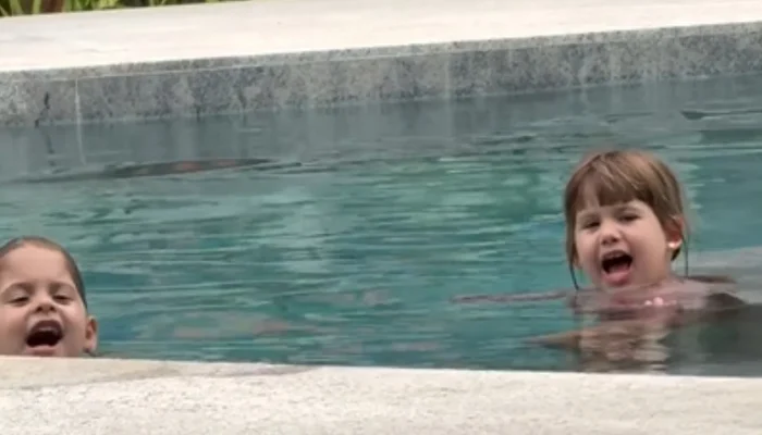 Filhas de Zé Felipe, Maria Alice e Maria Flor, encantam ao cantar sucesso de Ana Castela em vídeo viral; assista!