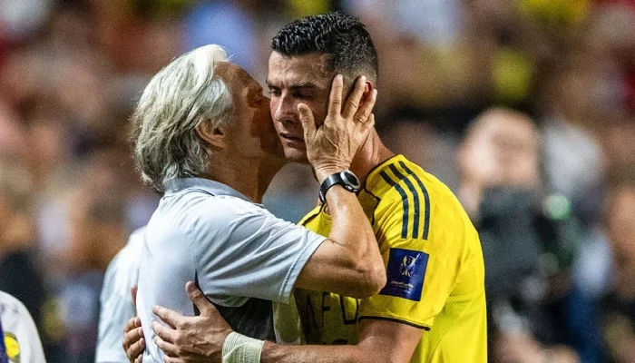 Jorge Jesus celebra golaço de Cristiano Ronaldo e relembra título da Libertadores com o Flamengo em noite especial