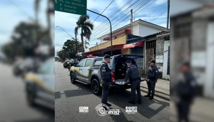Polícia Militar Persegue e Captura Procurado após 52 km de Fuga em Alta Velocidade na Região de São Vicente