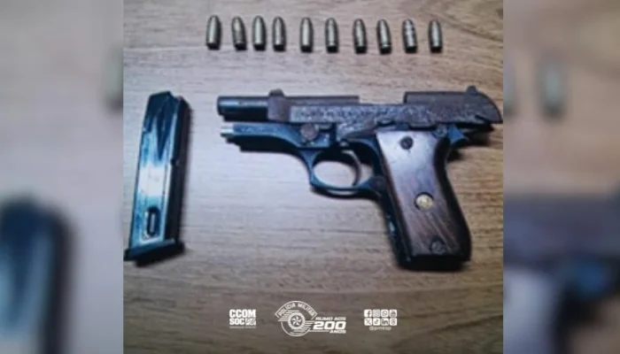Polícia Militar de SP frustra plano de criminoso com pistola em área de lazer de Araçatuba