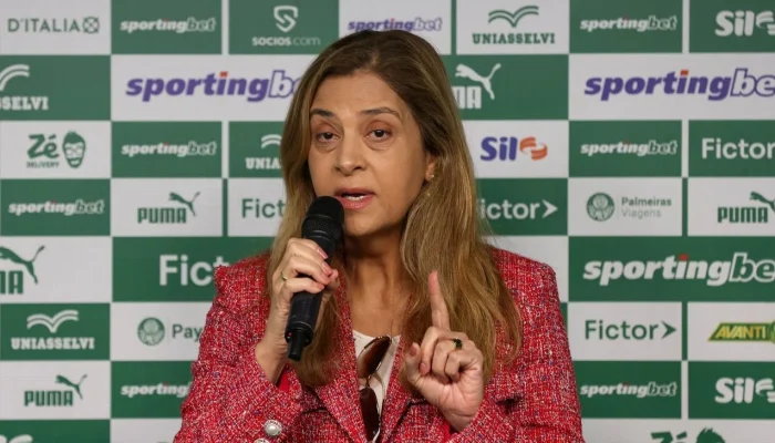 Leila Pereira, presidente do Palmeiras, ignora polêmicas de arbitragem e foca em 'incapacidade' do time após sequência sem vitórias