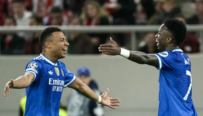 Mbappé é um furacão e Vini Jr. dá show: Real Madrid encerra jejum de vitórias com goleada histórica!