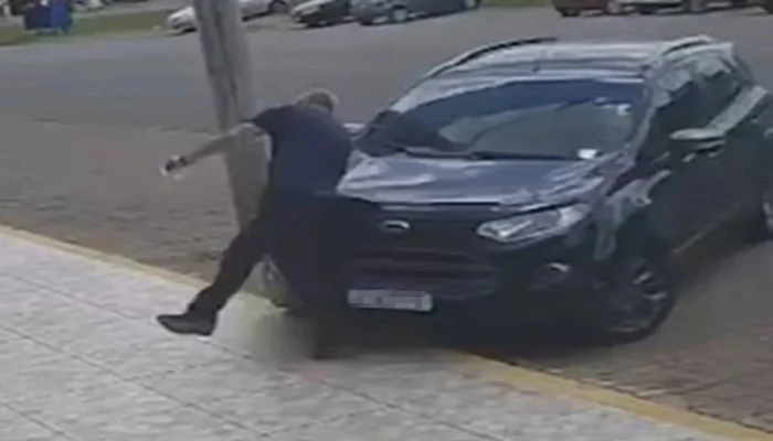 Homem Atropela e Atira em Sargento da Reserva em Passo Fundo Após Suspeita de Traição; Mulher Também Agredida