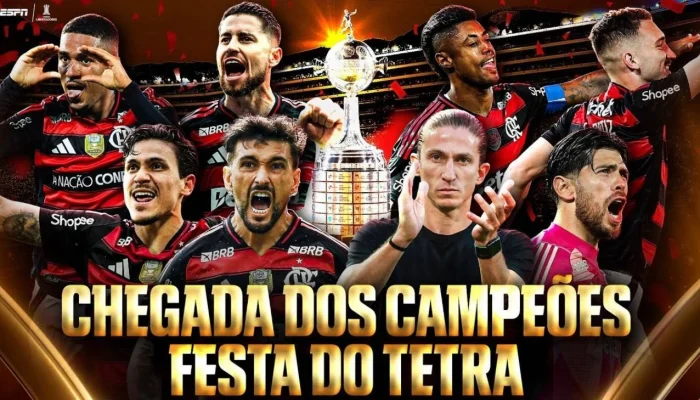 Flamengo é o Novo Rei da América: Tetra da Libertadores com Vantagem Histórica e Festa no Rio!