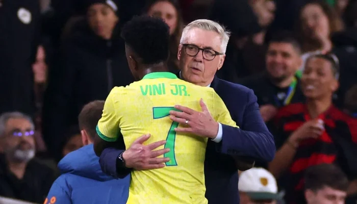 Ancelotti crava Estêvão e Vinicius Jr. na Copa do Mundo de 2026: "Eles estarão lá"