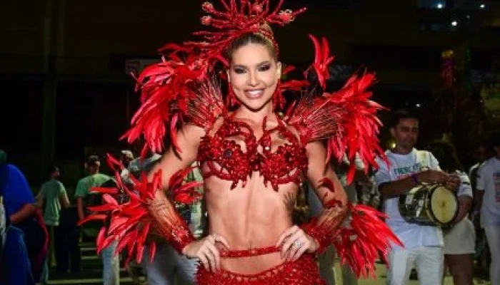 Virginia Fonseca arrasa na Cidade do Samba: Rainha da Grande Rio é aclamada em minidesfile com samba no pé e carisma contagiante