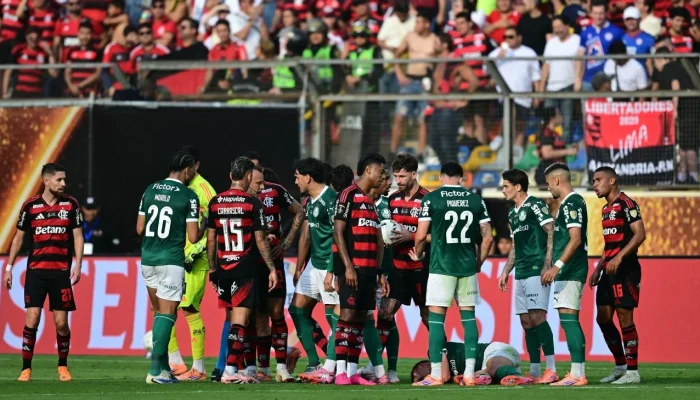 Polêmica na Final: Palmeiras Incomodado com Justificativa de Árbitro sobre Lance de Pulgar, do Flamengo