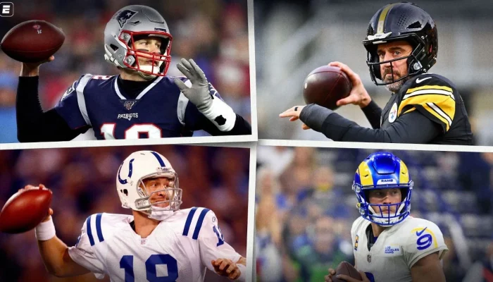 Clube dos 60 mil: Tom Brady lidera ranking histórico de jardas lançadas na NFL; Stafford e Rodgers escalam lista