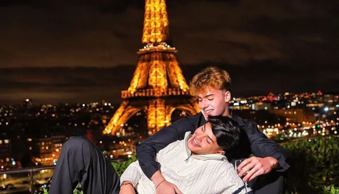 Luan e Caio flagrados juntos em festa pré-carnaval após polêmica de agressão em Paris