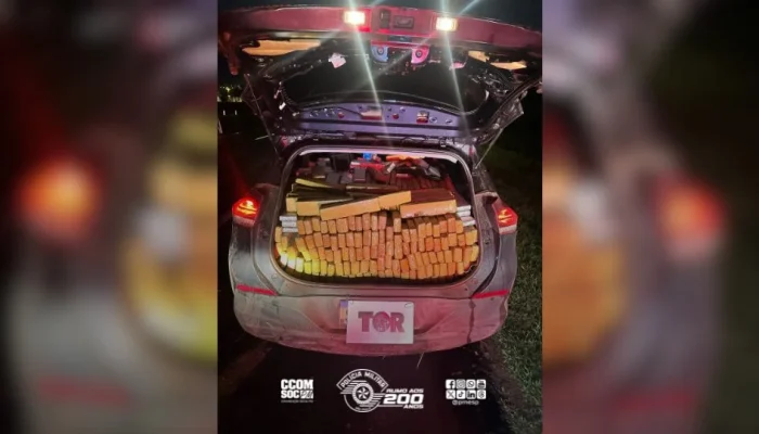 Polícia Militar Rodoviária apreende mais de 1 tonelada de maconha em Mirassol, SP, durante Operação Impacto