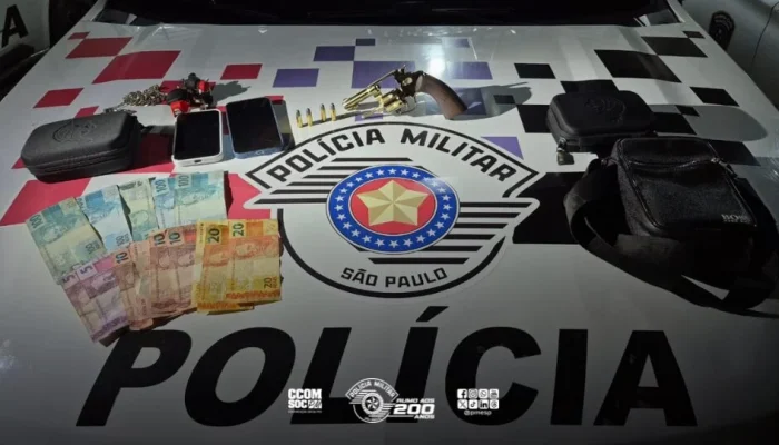 Polícia Militar de SP frustra tentativa de crime após disparos em São José dos Campos; dois presos com revólver